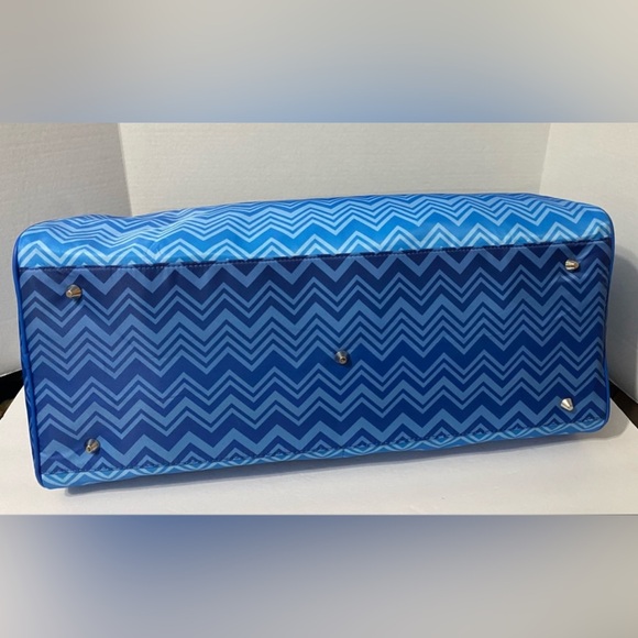 Missoni perfumes weekender bag blue New with dustbag - Picture 4 of 8